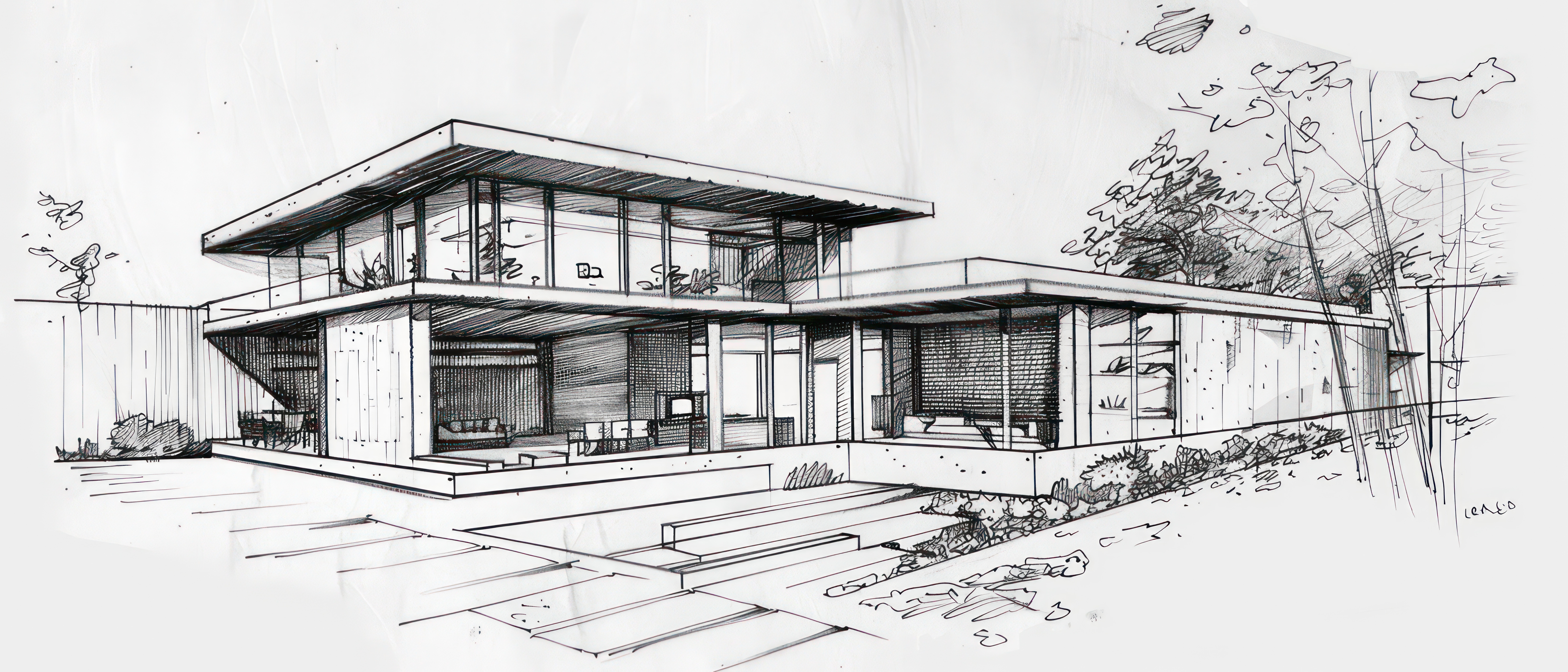 Architectural sketch